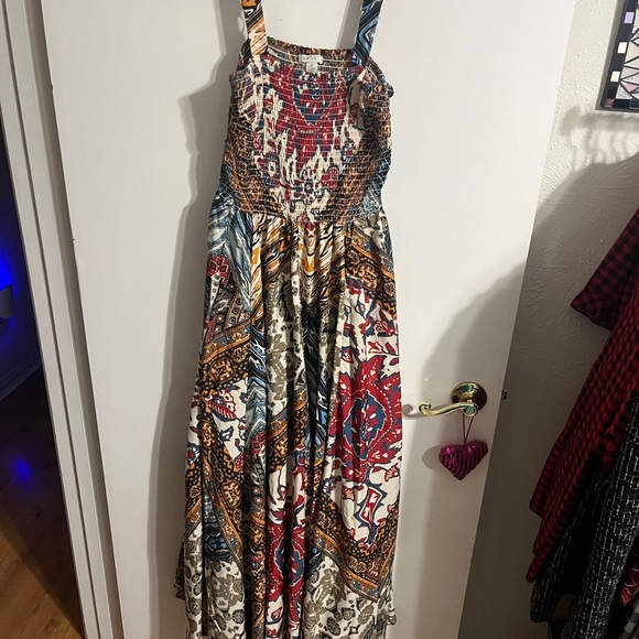 💝 Small Colorful Multi Patterned Maxi Dress - Picture 14 of 14